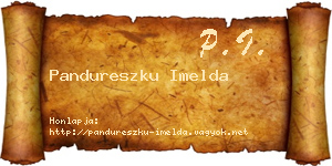 Pandureszku Imelda névjegykártya